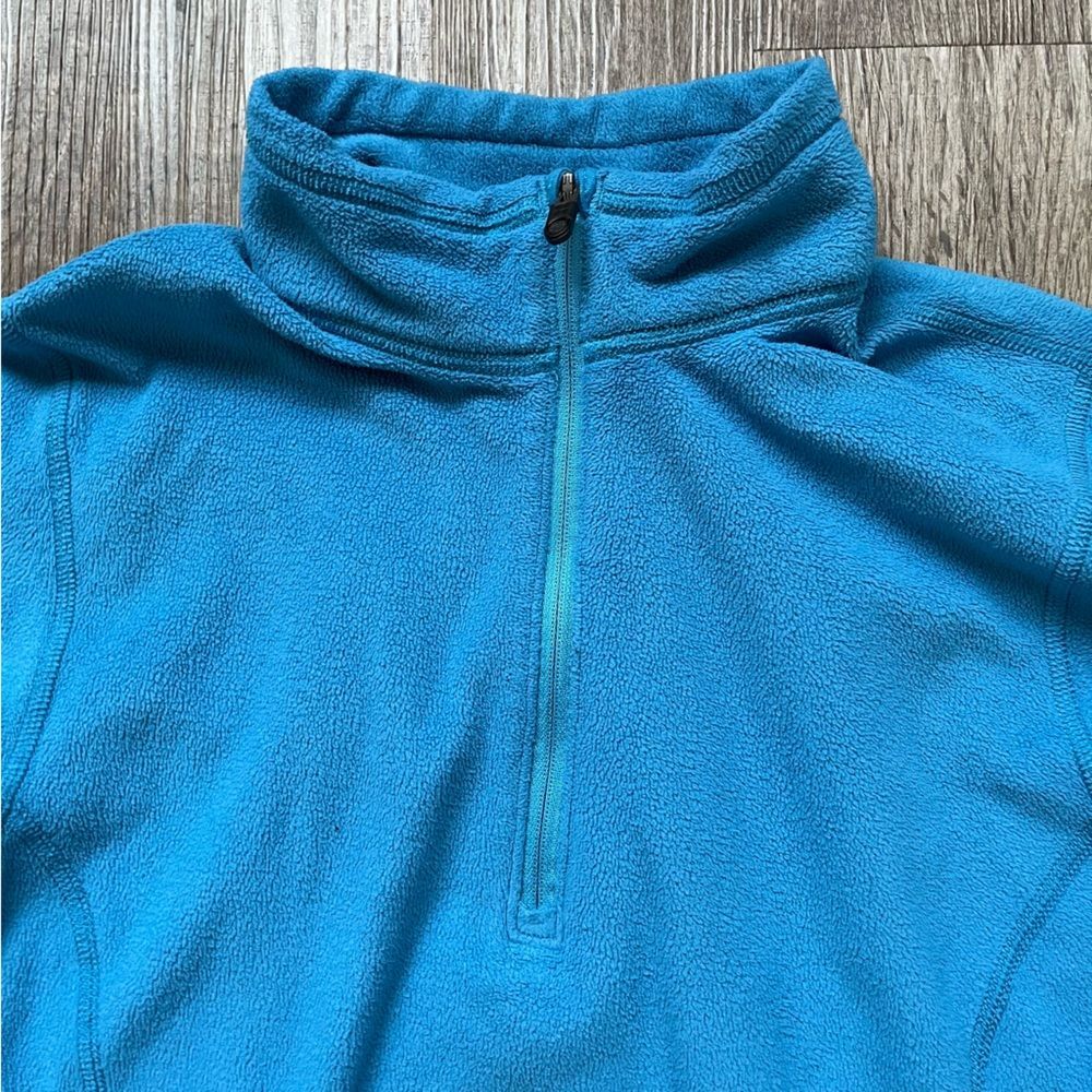REI Co-Op Blue 1/4 Zip Lightweight Fleece Size S - Picture 3 of 6